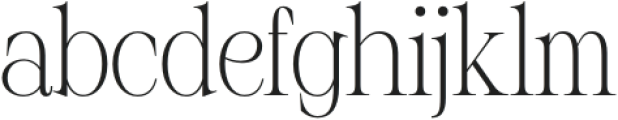 Risley-Regular otf (400) Font LOWERCASE