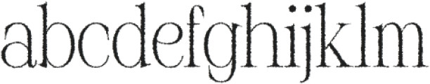 Risley Rough otf (400) Font LOWERCASE