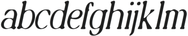 RisleyBlur-Italic otf (400) Font LOWERCASE