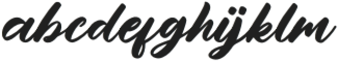 Ristaga Script Regular otf (400) Font LOWERCASE