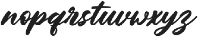 Ristaga Script Regular otf (400) Font LOWERCASE