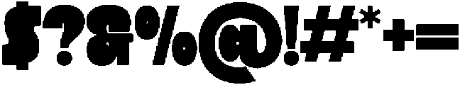 Ristle Black otf (900) Font OTHER CHARS