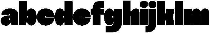 Ristle Black otf (900) Font LOWERCASE