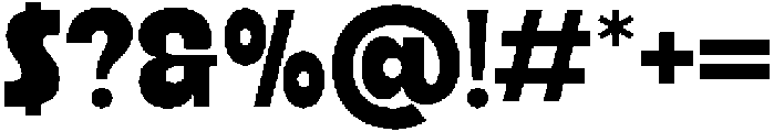 Ristle Bold otf (700) Font OTHER CHARS
