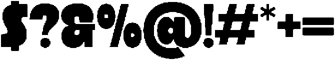 Ristle Extra Bold otf (700) Font OTHER CHARS