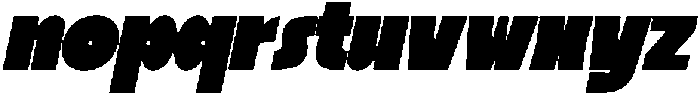 Ristle Oblique Black otf (900) Font LOWERCASE