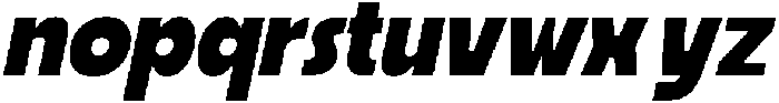 Ristle Oblique Bold otf (700) Font LOWERCASE