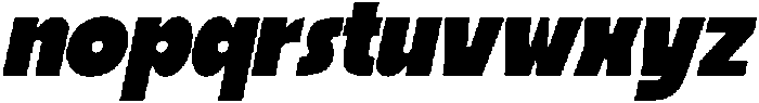 Ristle Oblique Extra Bold otf (700) Font LOWERCASE