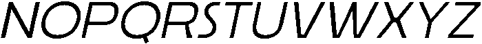 Ristle Oblique Light otf (300) Font UPPERCASE