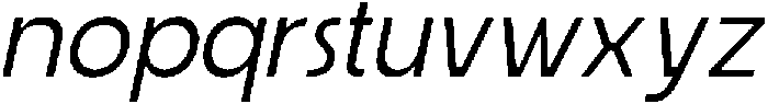 Ristle Oblique Light otf (300) Font LOWERCASE