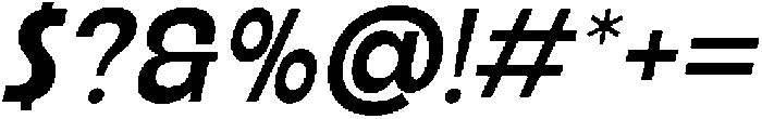 Ristle Oblique Medium otf (500) Font OTHER CHARS