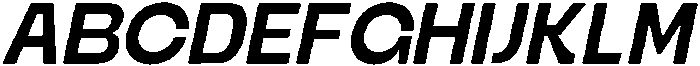 Ristle Oblique Medium otf (500) Font UPPERCASE