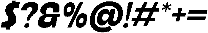 Ristle Oblique Semi Bold otf (600) Font OTHER CHARS