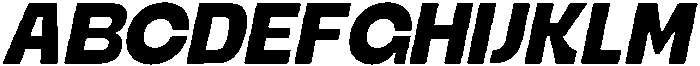 Ristle Oblique Semi Bold otf (600) Font UPPERCASE