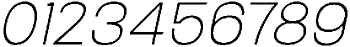 Ristle Oblique Thin otf (100) Font OTHER CHARS