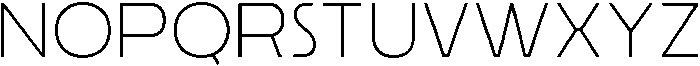 Ristle Thin otf (100) Font UPPERCASE