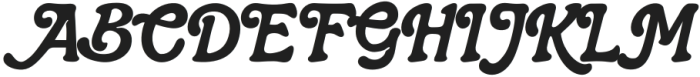 Ritchie Ritz Regular otf (400) Font UPPERCASE