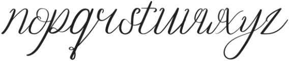 Rittani Italic otf (400) Font LOWERCASE