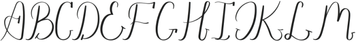 Rittani otf (400) Font UPPERCASE