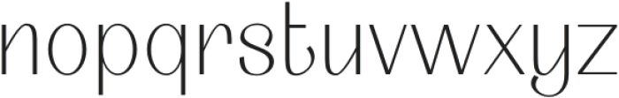 Riuh Regular otf (400) Font LOWERCASE