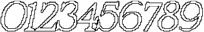 Rivania Pixel Outline otf (400) Font OTHER CHARS