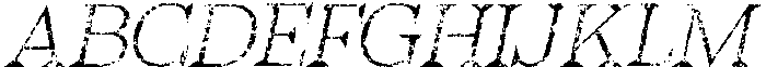 Rivania Stamp Italic otf (400) Font UPPERCASE