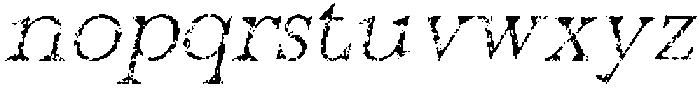 Rivania Stamp Italic otf (400) Font LOWERCASE