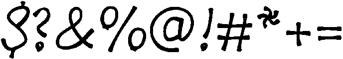 River otf (400) Font OTHER CHARS