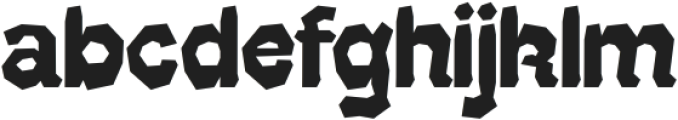 Rivetted Regular otf (400) Font LOWERCASE