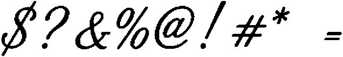 Riviera Blue Script Bold otf (700) Font OTHER CHARS