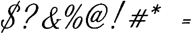 Riviera Blue Script Regular otf (400) Font OTHER CHARS