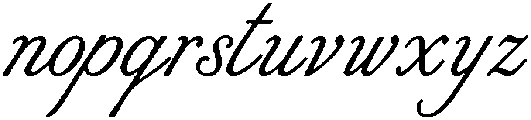 Riviera Blue Script Regular otf (400) Font LOWERCASE