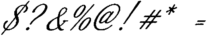 Riviera Blue Script Slant otf (400) Font OTHER CHARS