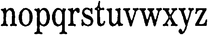 Riviera Blue Serif Tall otf (400) Font LOWERCASE
