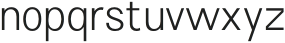 Rivoga Sans Light otf (300) Font LOWERCASE