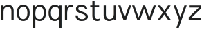 Rivoga Sans Regular otf (400) Font LOWERCASE