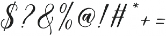Rixiline Script Regular otf (400) Font OTHER CHARS