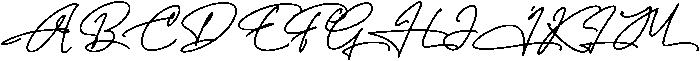 Rizaldi Regular otf (400) Font UPPERCASE