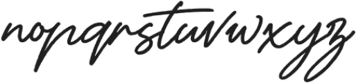 Rizaldi Script otf (400) Font LOWERCASE