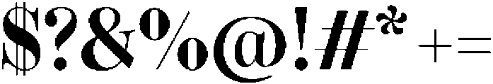 Rizz Bold otf (700) Font OTHER CHARS
