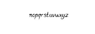 Ricky-Font Font LOWERCASE