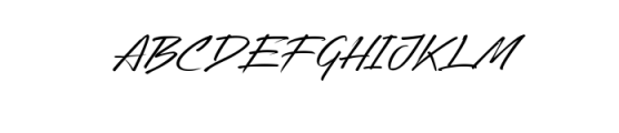 Right Bold.ttf Font UPPERCASE