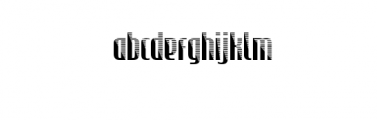 Rindang Effect.otf Font LOWERCASE