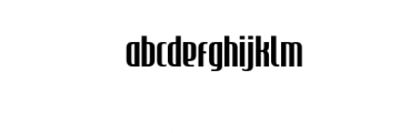 Rindang.otf Font LOWERCASE