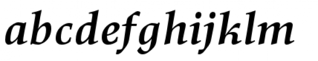 Richler Bold Italic Font LOWERCASE