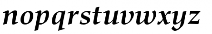 Richler Cyrillic Bold Italic Font LOWERCASE
