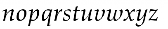 Richler Cyrillic Italic Font LOWERCASE