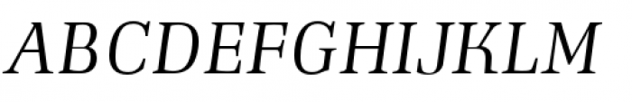 Richler Greek Italic Font UPPERCASE