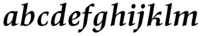 Richler PE Bold Italic Font LOWERCASE