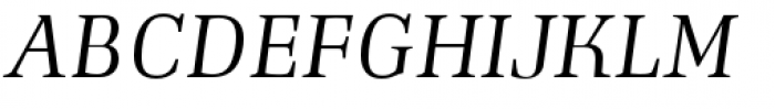 Richler Pro Cyrillic Italic Font UPPERCASE